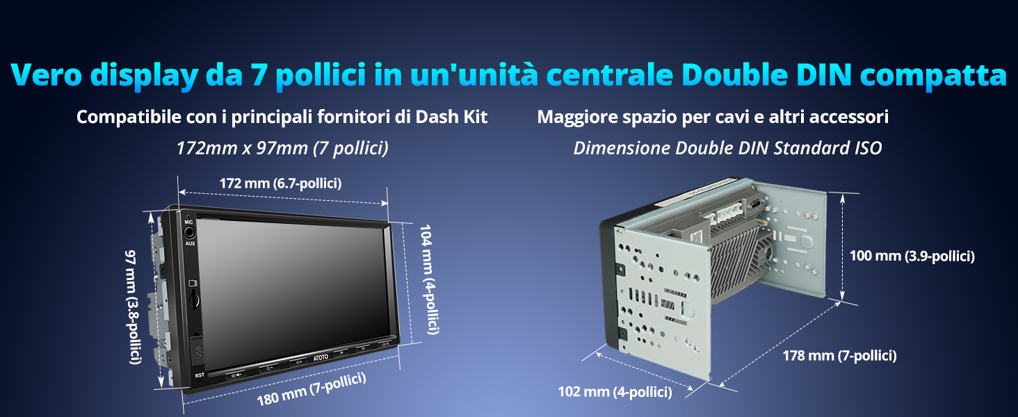 Unità Centrale Double DIN