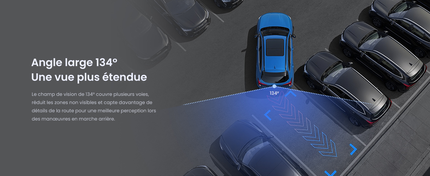 Démonstration de produit montrant l'effet d'éclairage LED bleu dans ce qui semble être un environnement automobile ou technique.