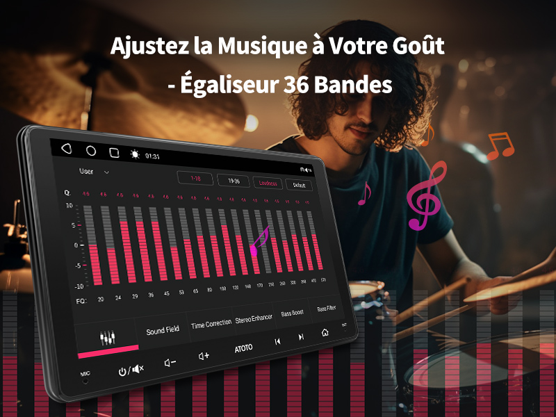 Ajustez la Musique à Votre Goût - Égaliseur 36 Bandes