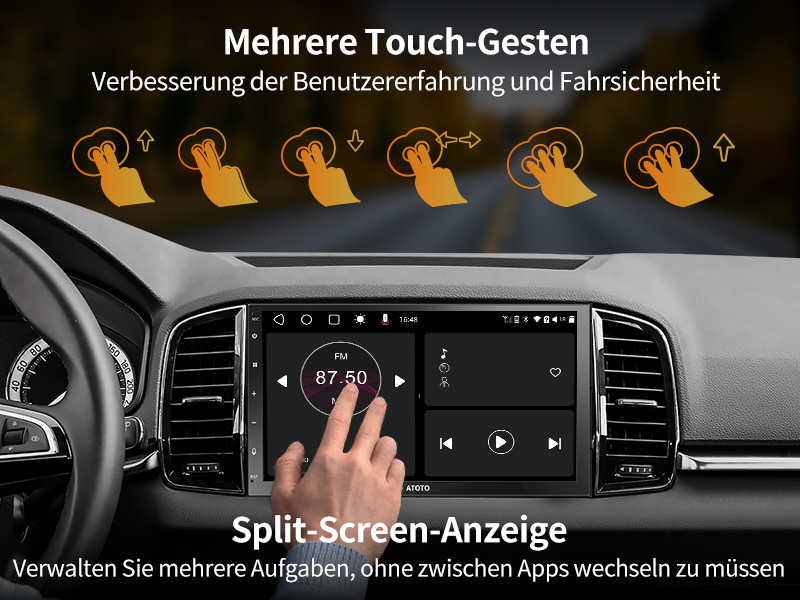 Mehrere Touch-Gesten