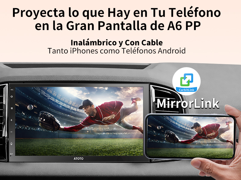 Proyecta lo que Hay en Tu Teléfono en la Gran Pantalla de A6 PF