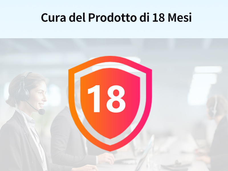 Cura del Prodotto di 18 Mesi