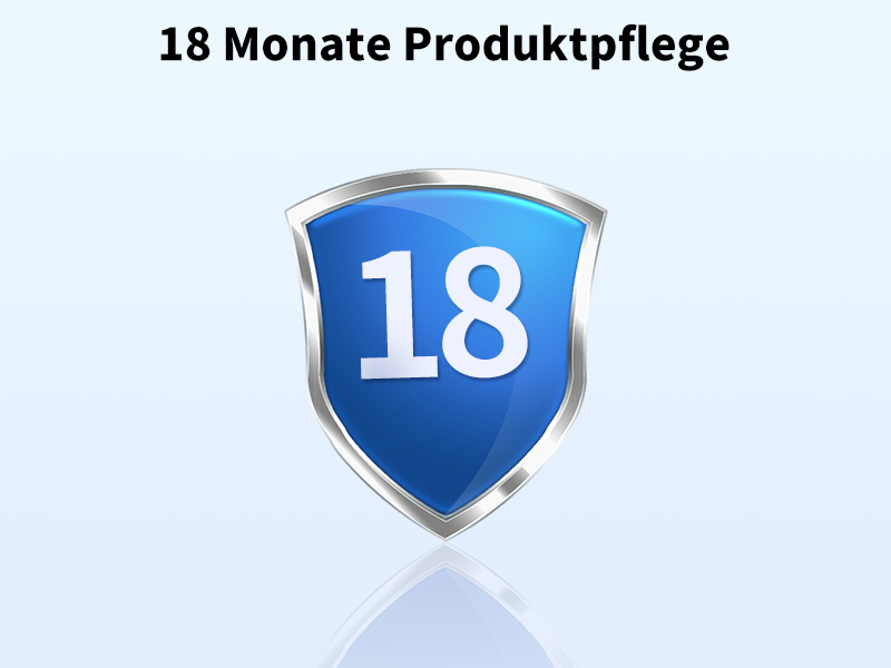 18 Monate Produktpflege