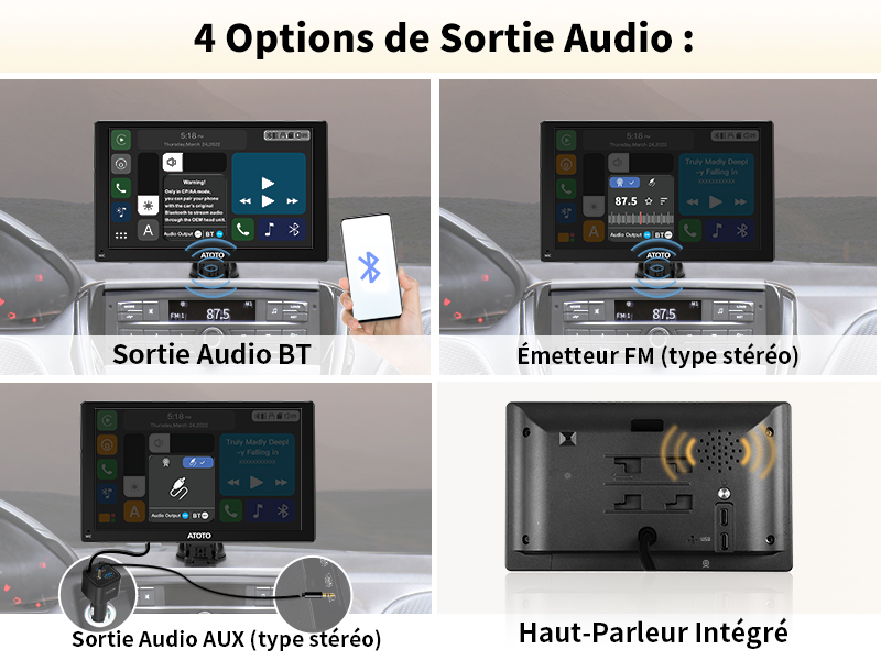 4 Options de sortie audio