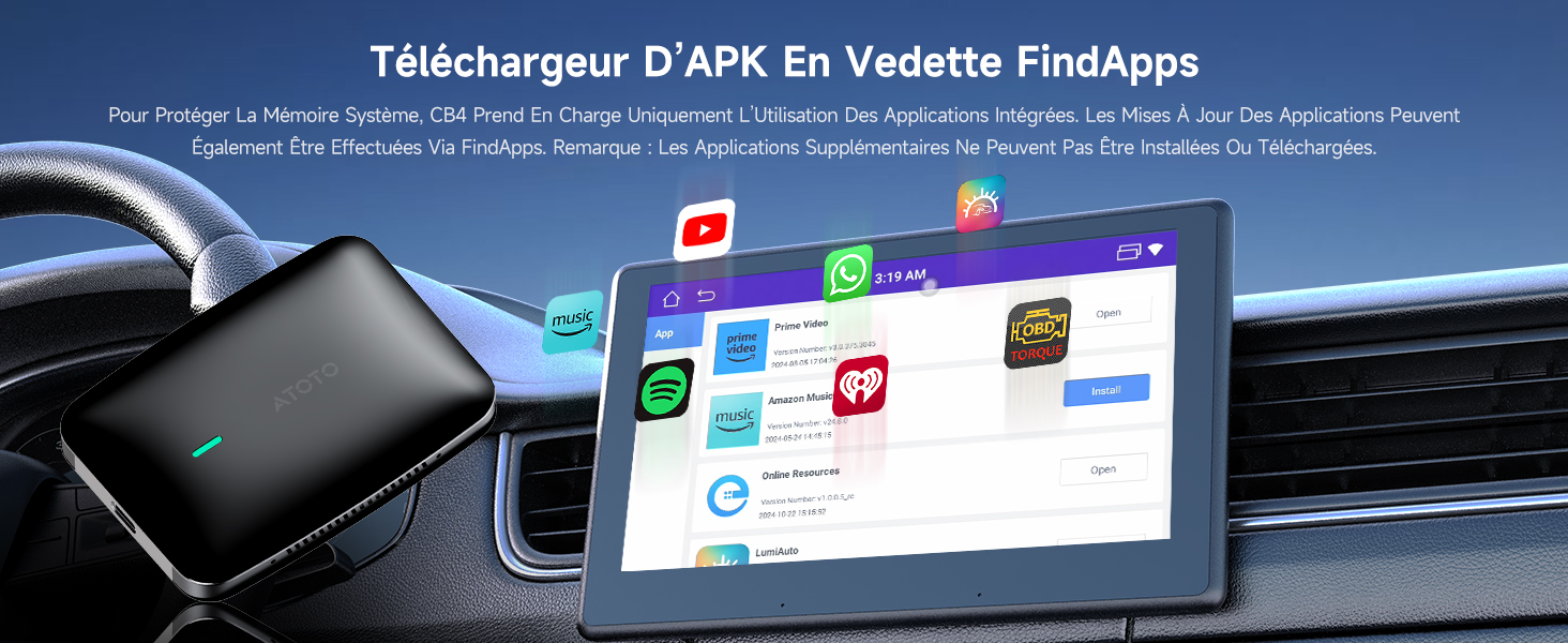 Prise en charge Netflix/YouTube