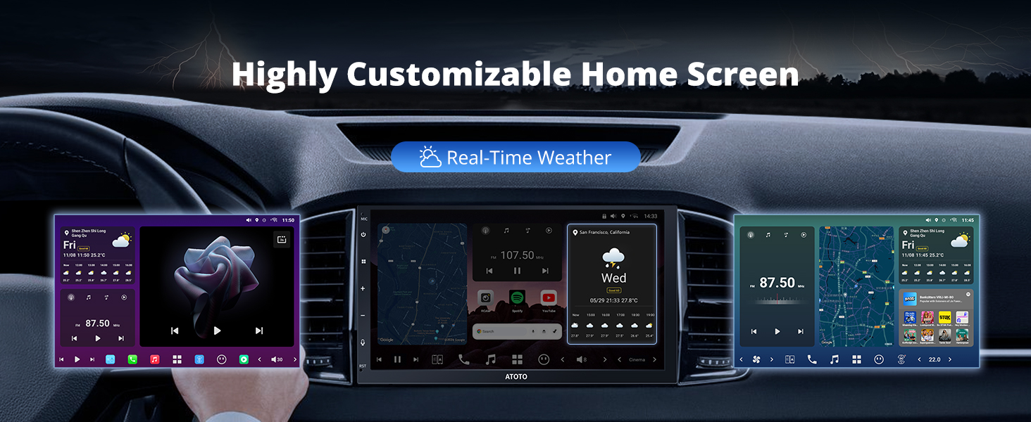 double din car stereo android auto