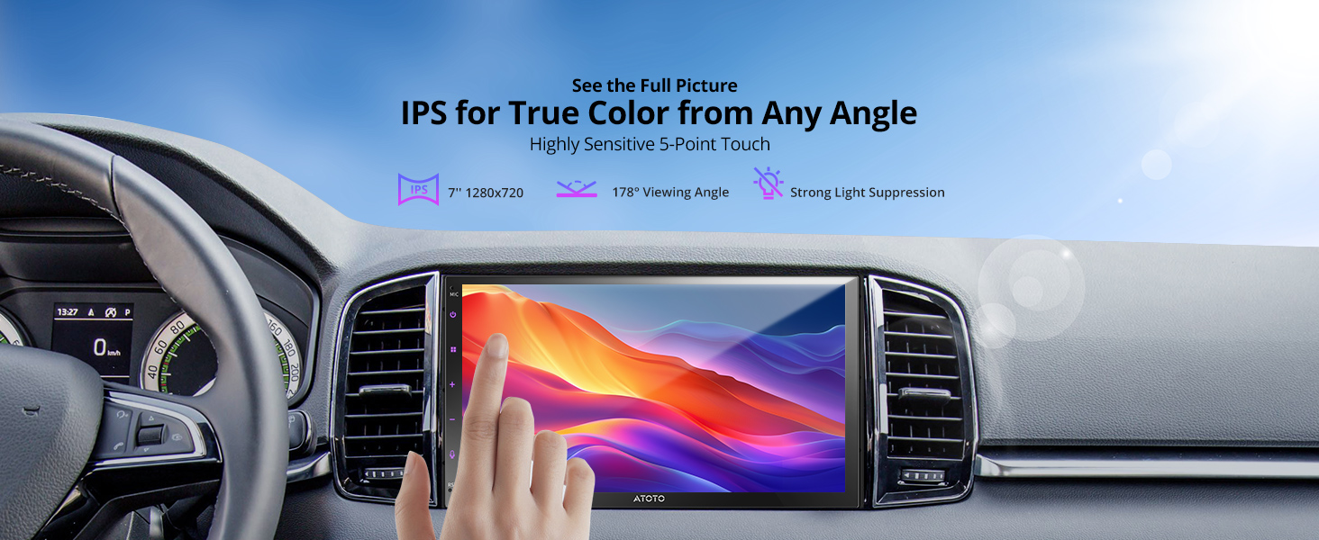 7 Inch touch screen car stereo