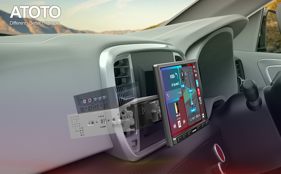 ATOTOカーステレオのベストパートナー- CA-AEC01 アンプ