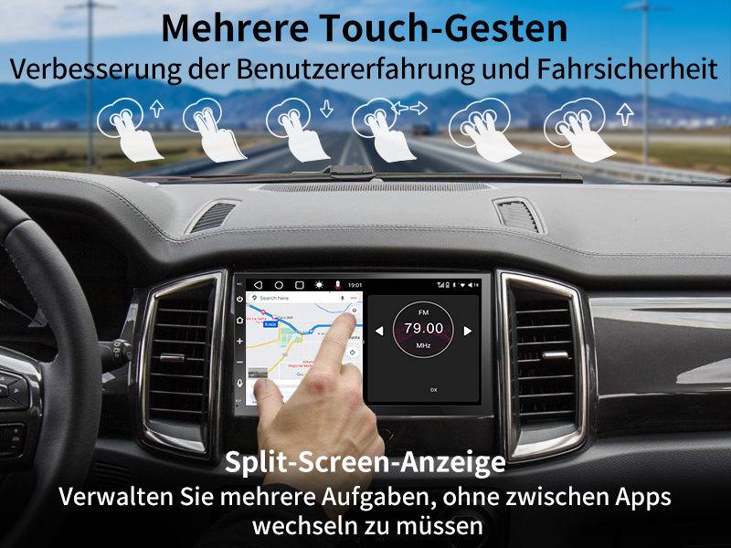 Mehrere Touch-Gesten