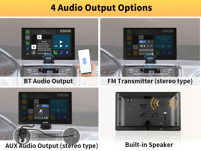 4 Audio Output Options