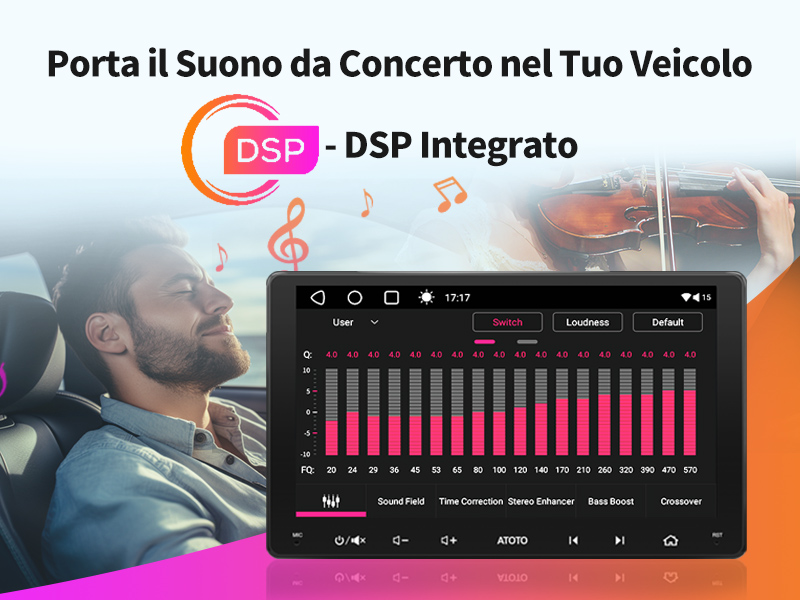 Porta il Suono da Concerto nel Tuo Veicolo - DSP Integrato