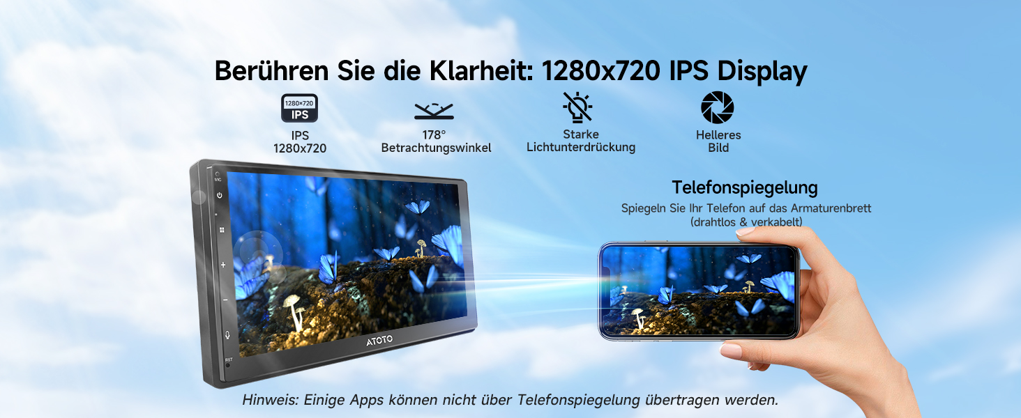 1280x720 Touchscreen