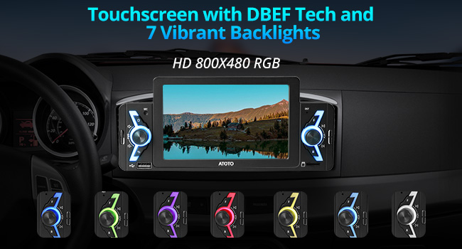 single din carplay screen