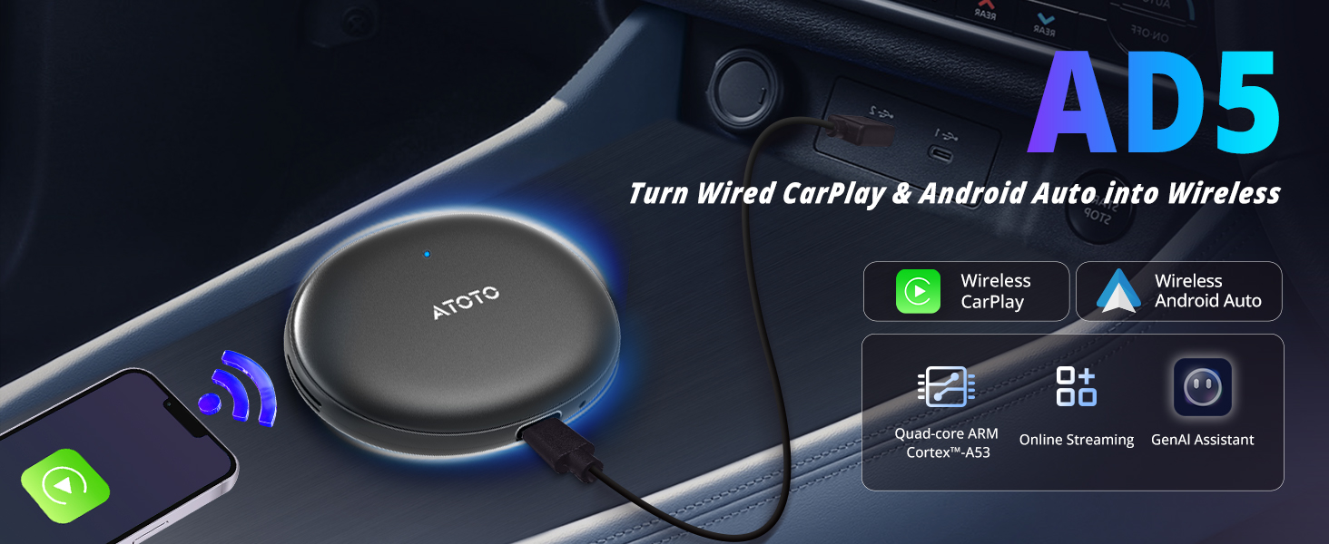 Wireless Android Auto Adapter