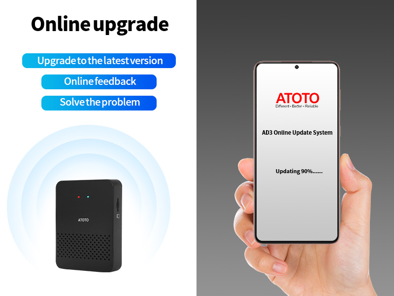 ATOTO AD3WAA-BK Wireless Android Auto Adapter